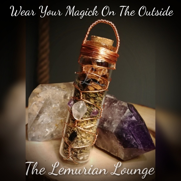 Wearable Magick Spell Bottle #1 - Picture 3 of 6